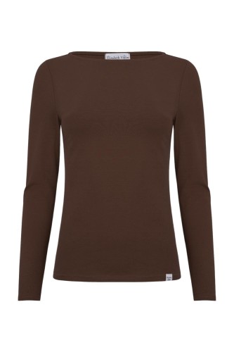 LÉA z długimi rękawami Chestnut przód.jpg