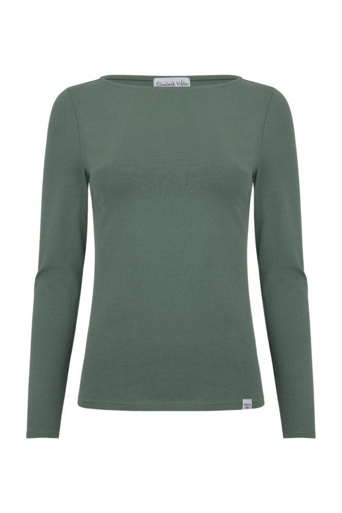 LÉA z długimi rękawami Balsam Green przód.jpg
