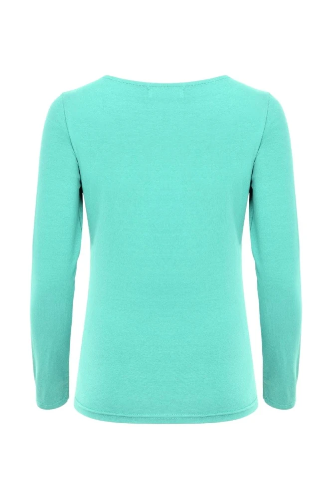 LÉA z długimi rękawami Blue Turquoise tył.jpg