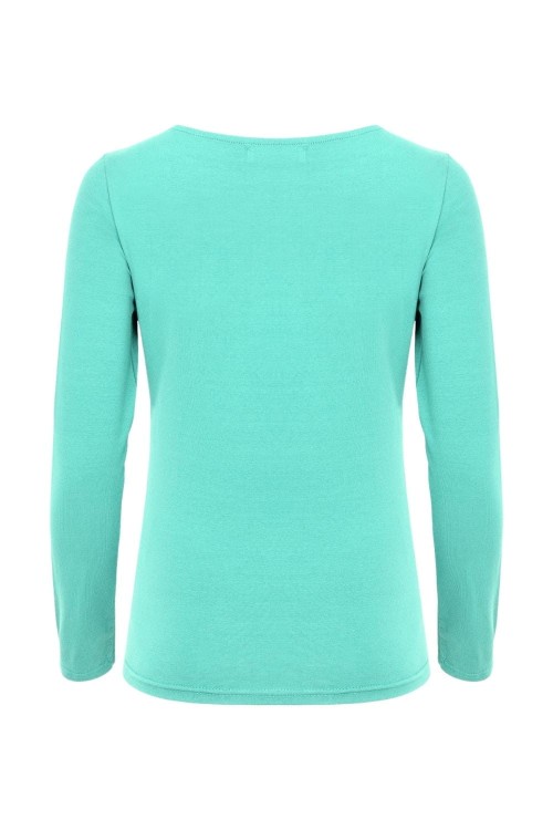 LÉA z długimi rękawami Blue Turquoise tył.jpg