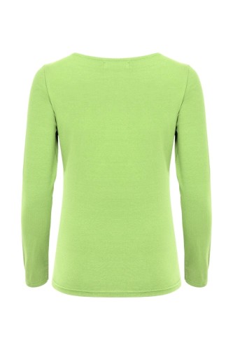 LÉA z długimi rękawami Sap Green tył.jpg