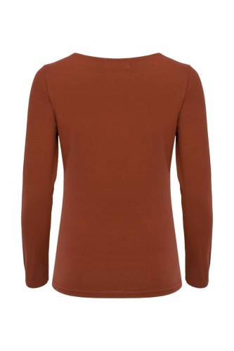 LÉA z długimi rękawami Burnt Henna tył.jpg