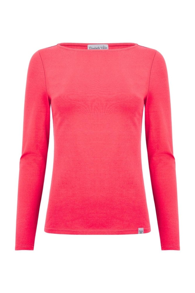 LÉA z długimi rękawami Rouge Red przód.jpg