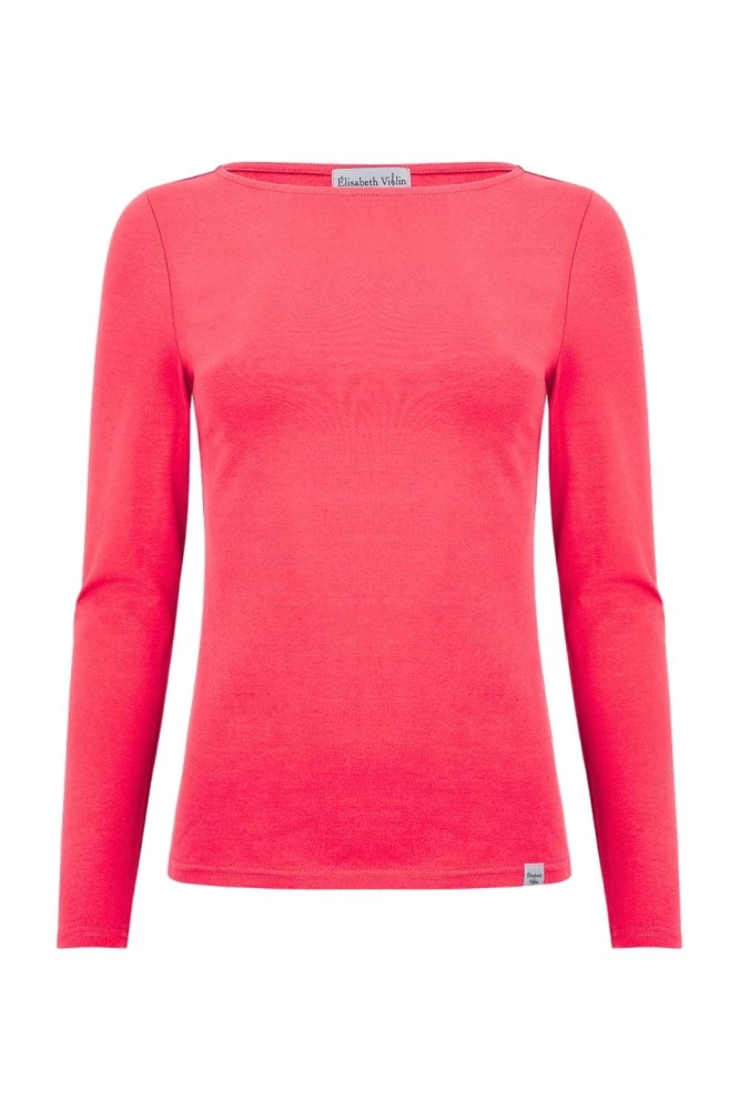 LÉA z długimi rękawami Rouge Red przód.jpg