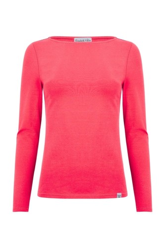 LÉA z długimi rękawami Rouge Red przód.jpg