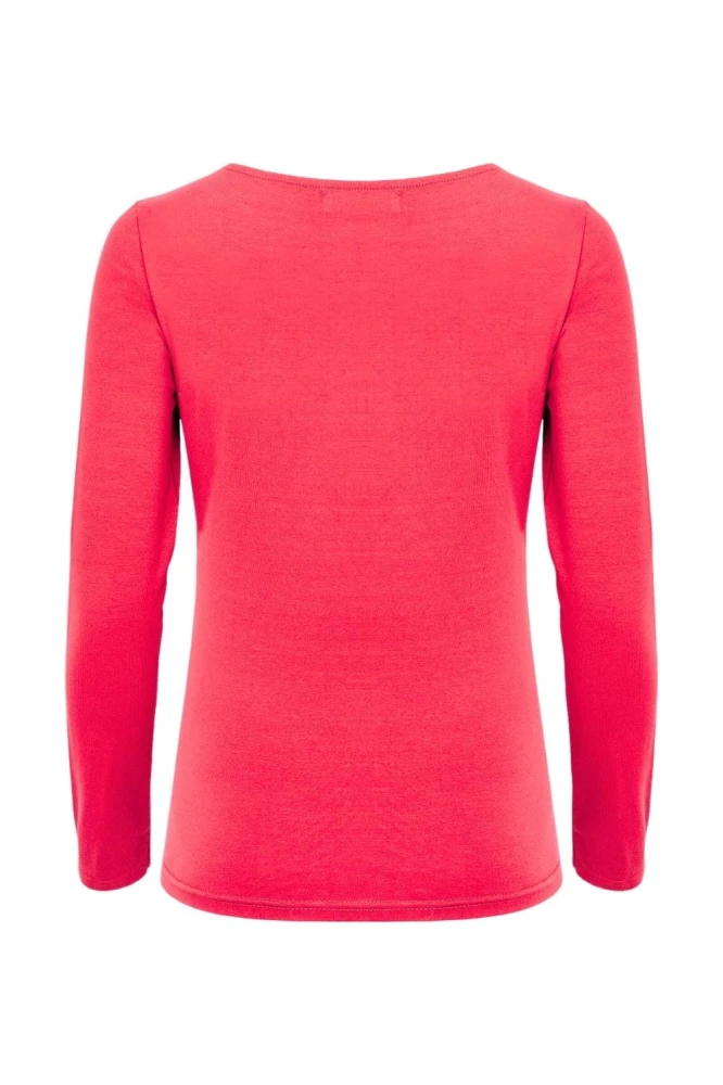 LÉA z długimi rękawami Rouge Red tył.jpg