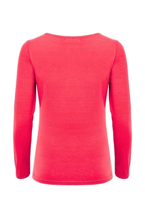 LÉA z długimi rękawami Rouge Red tył.jpg