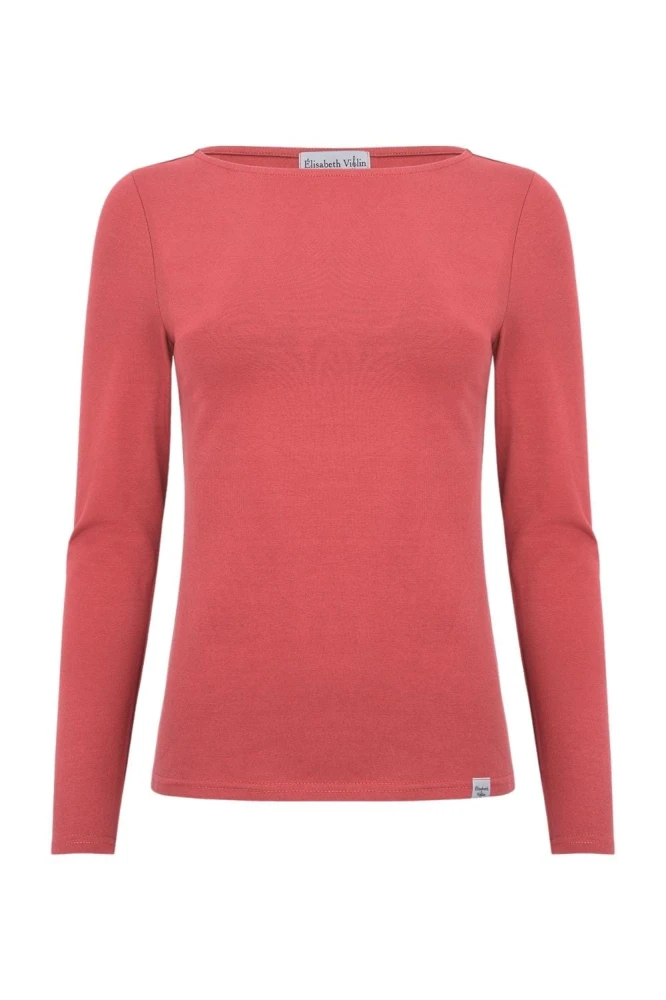 LÉA z długimi rękawami Garnet Rose przód.jpg