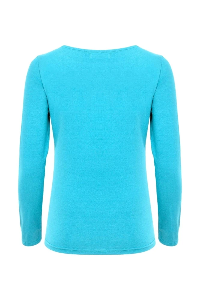 LÉA z długimi rękawami Cyan Blue tył.jpg
