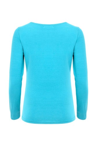 LÉA z długimi rękawami Cyan Blue tył.jpg