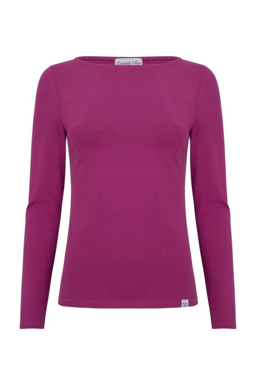 LÉA z długimi rękawami Raspberry Radiance przód.jpg