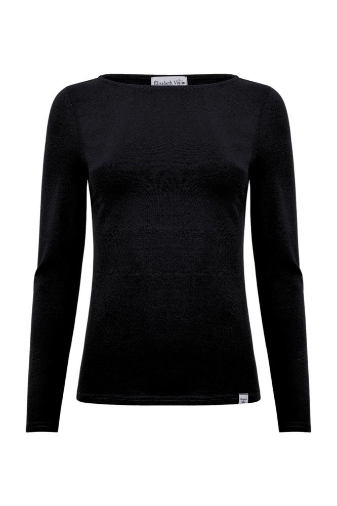 LÉA z długimi rękawami Black przód.jpg