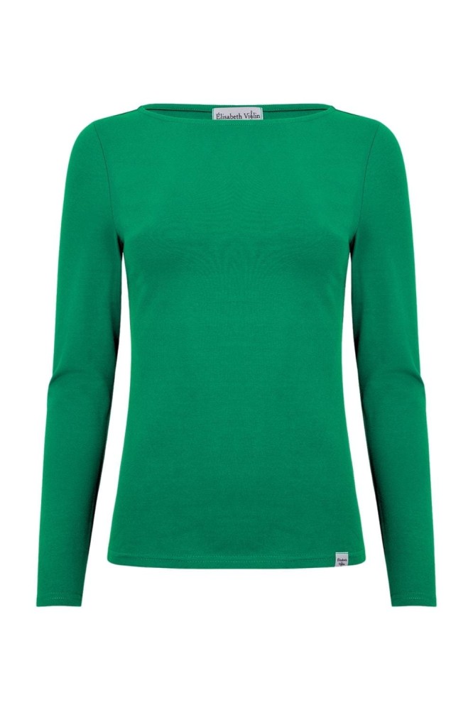 LÉA z długimi rękawami Deep Green przód.jpg