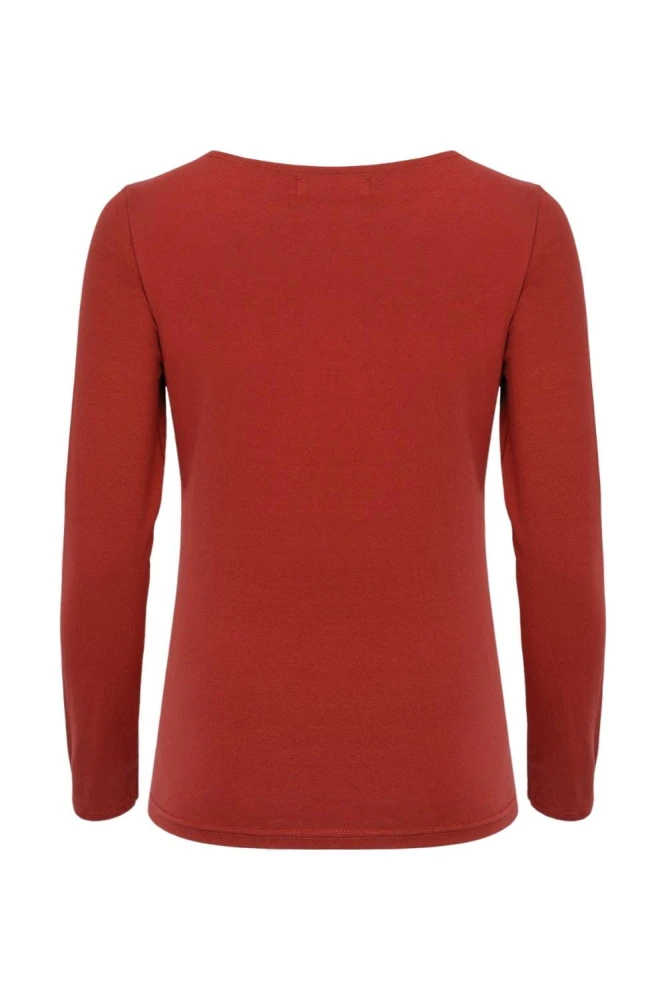 LÉA z długimi rękawami Brick Red tył.jpg