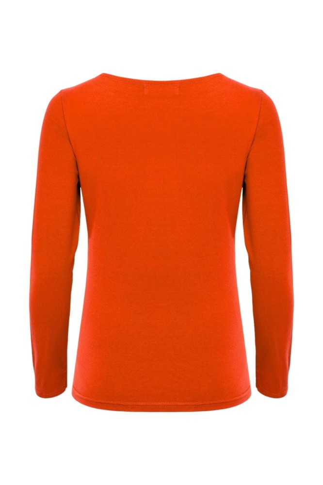 LÉA z długimi rękawami Mandarin Red tył.jpg