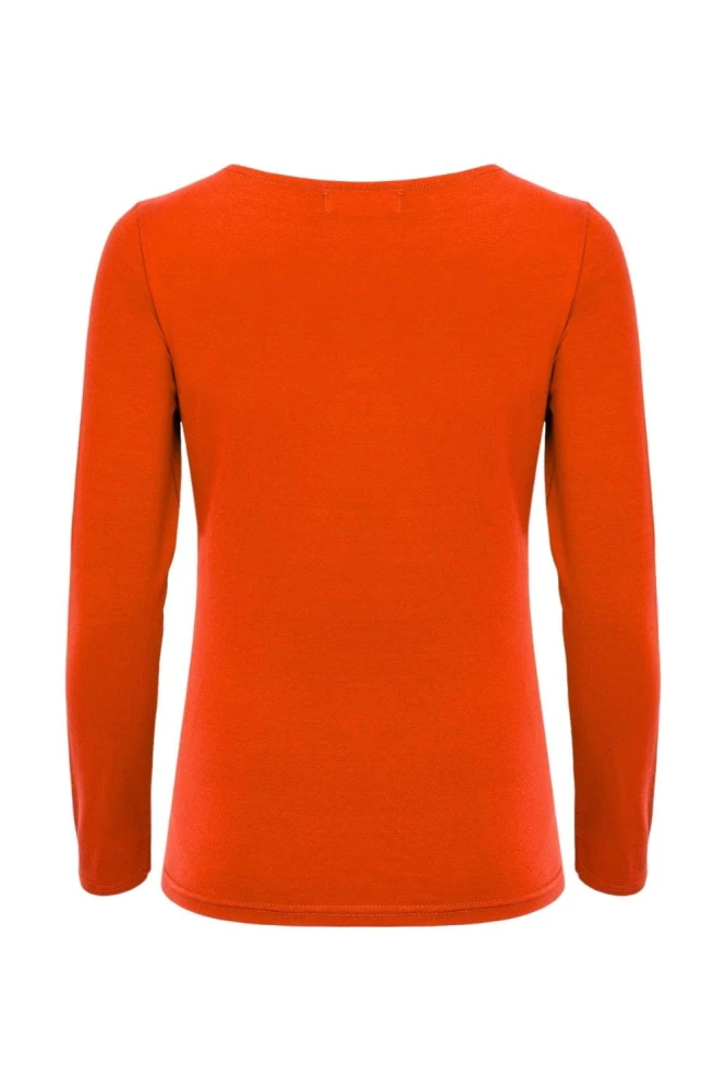 LÉA z długimi rękawami Mandarin Red tył.jpg
