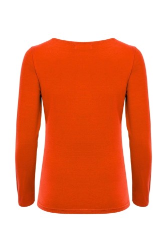 LÉA z długimi rękawami Mandarin Red tył.jpg