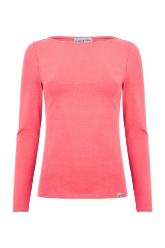 LÉA z długimi rękawami Sunkist Coral przód.jpg