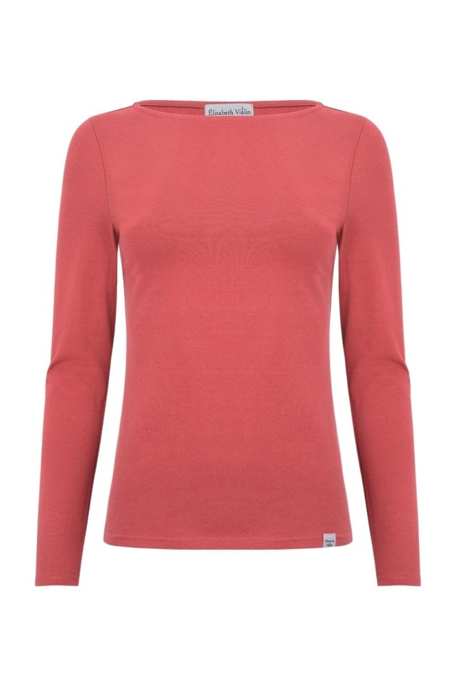 LÉA z długimi rękawami Garnet Rose przód.jpg