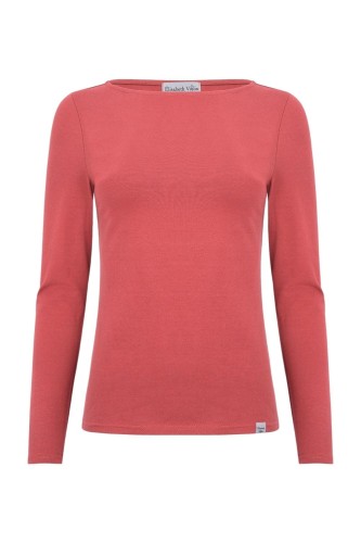 LÉA z długimi rękawami Garnet Rose przód.jpg