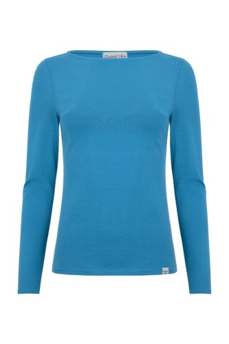 LÉA z długimi rękawami Vivid Blue przód.jpg