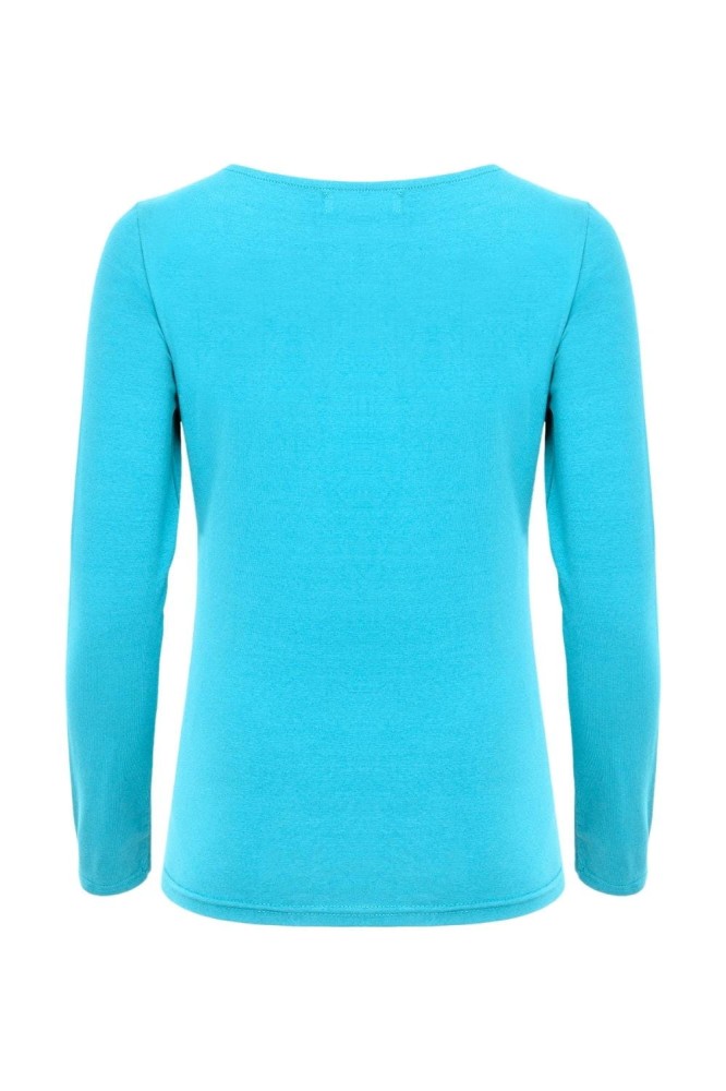 LÉA z długimi rękawami Cyan Blue tył.jpg