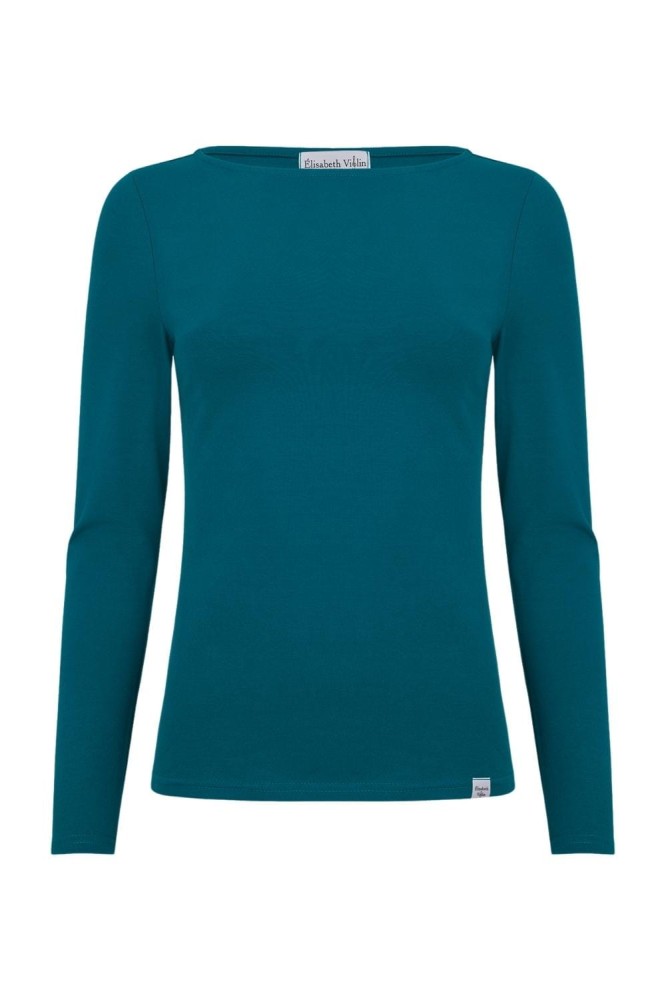 LÉA z długimi rękawami Moroccan Blue przód.jpg