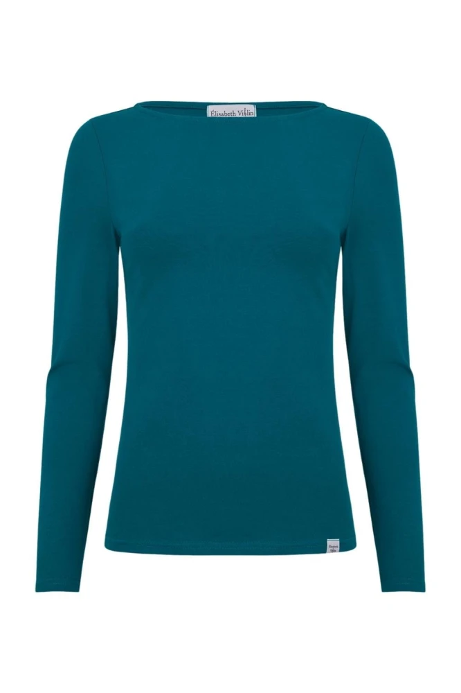 LÉA z długimi rękawami Moroccan Blue przód.jpg