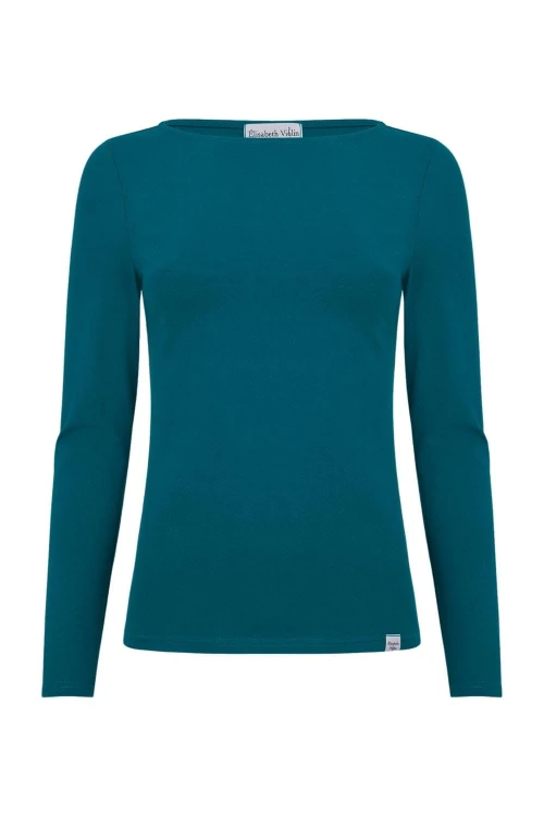 LÉA z długimi rękawami Moroccan Blue przód.jpg