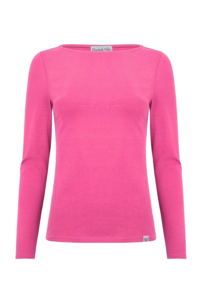 LÉA z długimi rękawami Shocking Pink przód.jpg