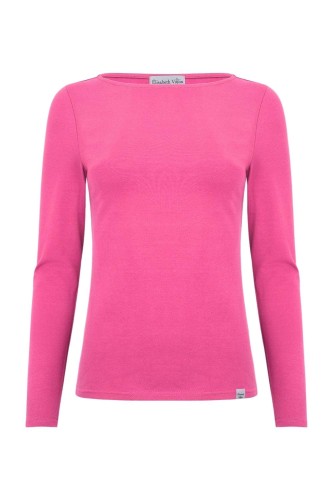 LÉA z długimi rękawami Shocking Pink przód.jpg