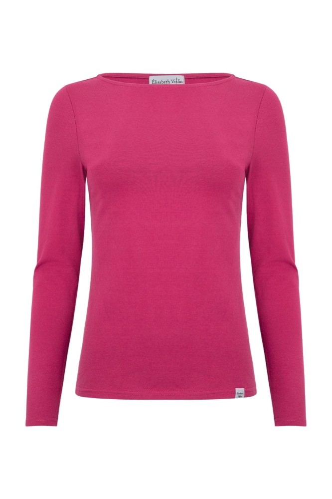 LÉA z długimi rękawami Pink Peacock przód.jpg
