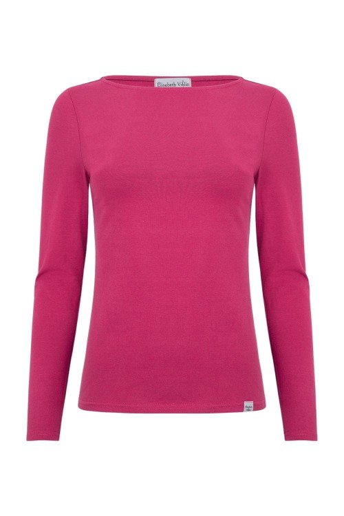 LÉA z długimi rękawami Pink Peacock przód.jpg