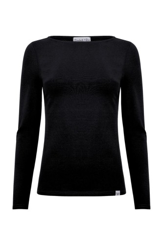 LÉA z długimi rękawami Black przód.jpg