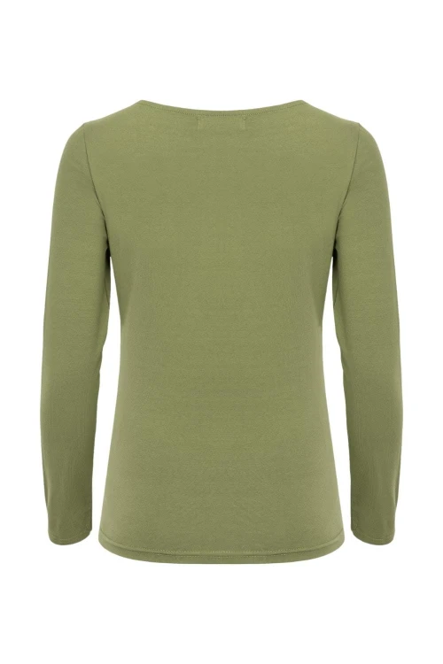 LÉA z długimi rękawami Oil Green tył.jpg