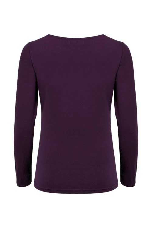 LÉA z długimi rękawami Plum Purple tył.jpg