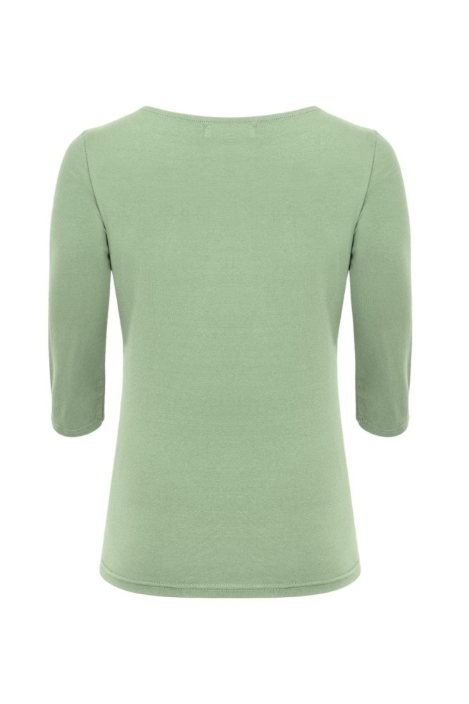 LÉA z rękawami 3:4 Iceberg Green tył.jpg