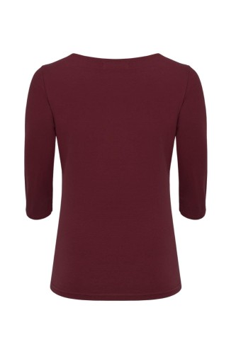 LÉA z rękawami 3:4 Windsor Wine tył.jpg