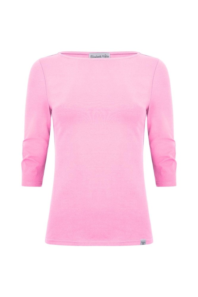 LÉA z rękawami 3:4 Sea Pink przód.jpg