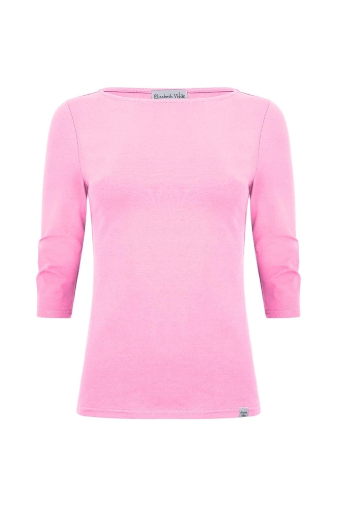 LÉA z rękawami 3:4 Sea Pink przód.jpg