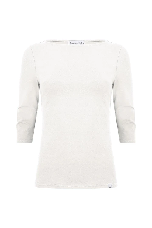 LÉA z rękawami 3:4 Star White przód.jpg