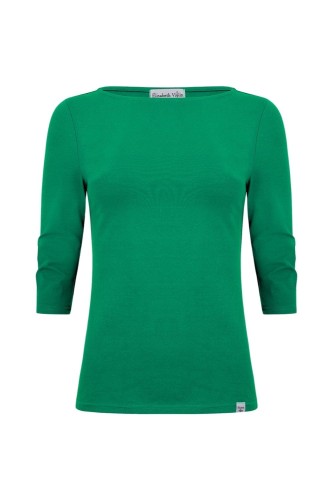 LÉA z rękawami 3:4 Deep Green przód.jpg