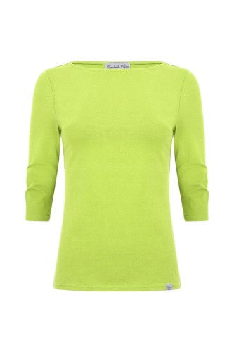 LÉA z rękawami 3:4 Green Glow przód.jpg