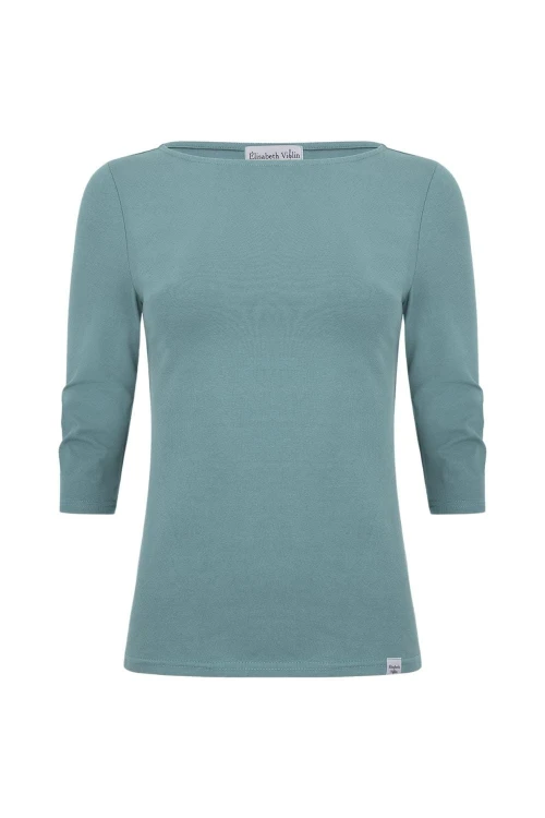 LÉA z rękawami 3:4 Smoke Blue przód.jpg