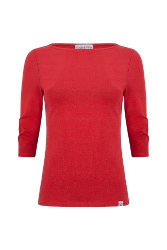 LÉA z rękawami 3:4 Scarlet Sage przód.jpg