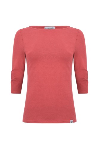 LÉA z rękawami 3:4 Garnet Rose przód.jpg