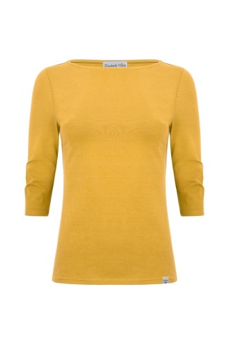 LÉA z rękawami 3:4 Mineral Yellow przód.jpg