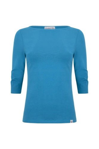 LÉA z rękawami 3:4 Vivid Blue przód.jpg