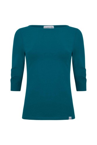 LÉA z rękawami 3:4 Moroccan Blue przód.jpg