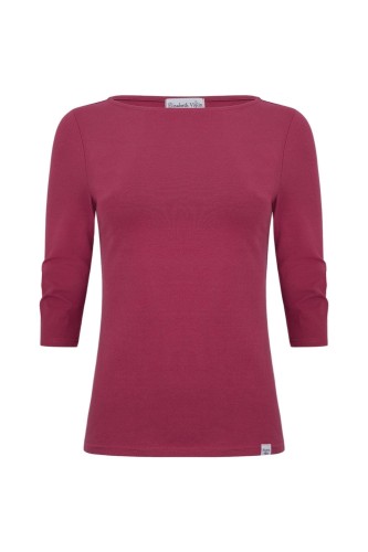 LÉA z rękawami 3:4 Beaujolais przód.jpg